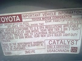 2008 TOYOTA HIGHLANDER SILVER HYBRID LIMITED 3.3L,AT,AWD.  Z24891